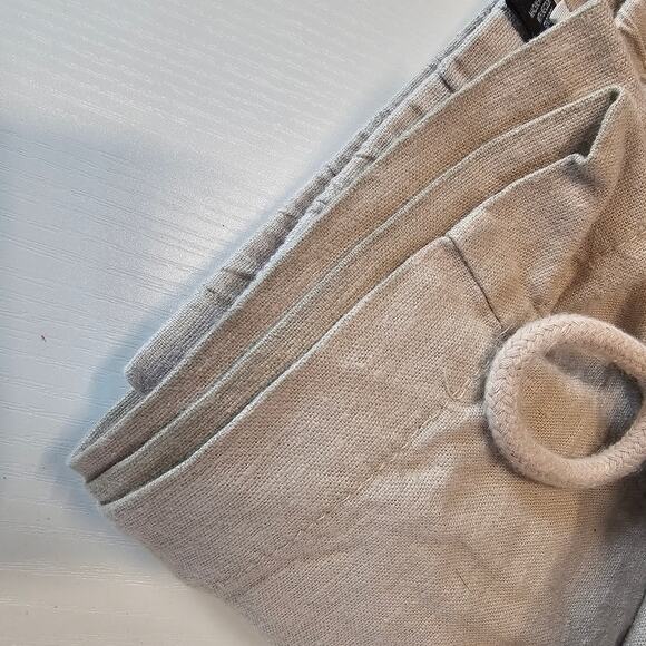 Torrid Cream Beige Rayon Linen Blend Wide Leg Pants Women's Plus Size 6T 3557 - Picture 8 of 9